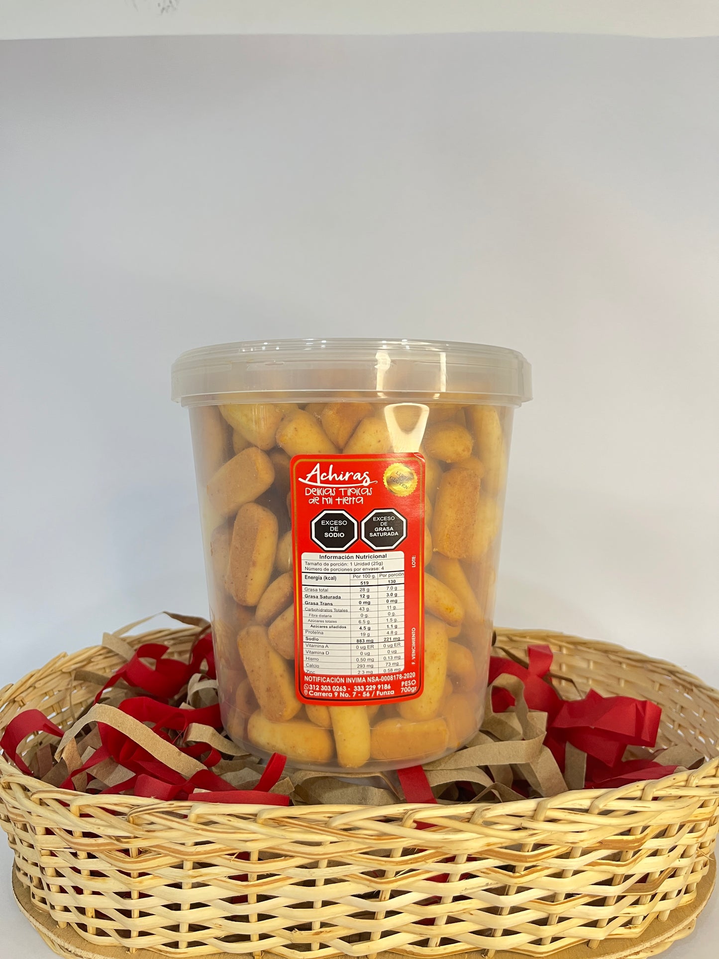 Achira tarro 700g